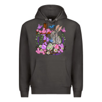 Smoke Easter eggs and Bunny with Cross Easter Day Premium Hoodie - HowdyJamesFarm