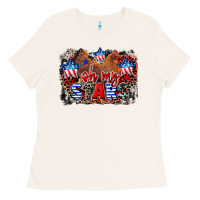 Bone Oh my stars chicken 4th of july Ladies Tee - CowGirlArtShop