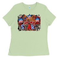 Matcha Oh my stars chicken 4th of july Ladies Tee - CowGirlArtShop