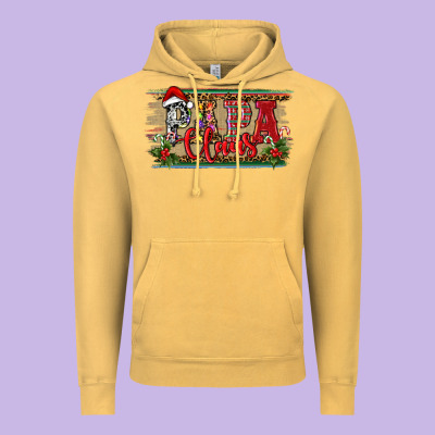 Christmas Western Papa Claus Vintage Hoodie Designed By Ranaportraitstore