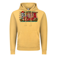 Vintage Mustard Christmas Western Papa Claus Vintage Hoodie - RanaPortraitStore