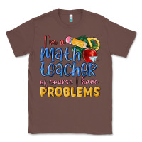 Chestnut im a math teacher of course i have problems Classic Tee - MaliasSmallBusiness