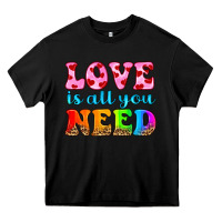 Black love is all you need Heavy Core Tee - HRA Design Shop