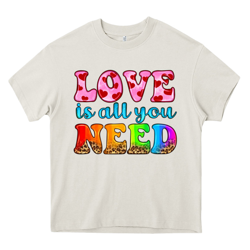 Love Is All You Need Heavy Core Tee by HRA Design Shop | Teevron