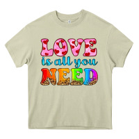 Mossy love is all you need Heavy Core Tee - HRA Design Shop