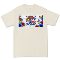 Bone floral 4th of july crew license plate Premium Tee - HRA Design Shop
