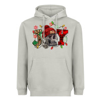 Moon Dust Christmas Joy skeleton Heavyweight Hoodie - NancyCooperArtShop