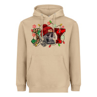 Mushroom Christmas Joy skeleton Heavyweight Hoodie - NancyCooperArtShop