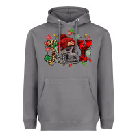 Storm Christmas Joy skeleton Heavyweight Hoodie - NancyCooperArtShop