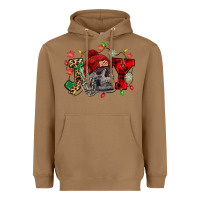 Christmas Joy Skeleton Heavyweight Hoodie | Teevron