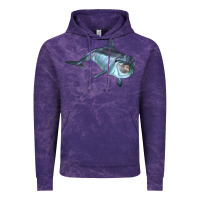 Cloud Purple bottlenose dolphin Vintage Hoodie - LillyAllenDesigns