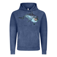 Vintage Denim bottlenose dolphin Vintage Hoodie - LillyAllenDesigns