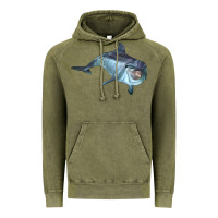 Vintage Olive bottlenose dolphin Vintage Hoodie - LillyAllenDesigns