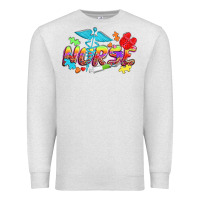 Oatmeal Heather Autism Nurse Premium Sweatshirt - NancyCooperArtShop