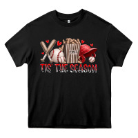 Black tis the season baseball Heavy Core Tee - RacoonDesign
