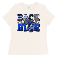 Bone Back to blue 4th of July 4th of july Ladies Tee - CowGirlArtShop
