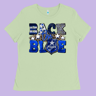 Back To Blue 4th Of July 4th Of July Ladies Tee Designed By Cowgirlartshop