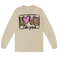 Mushroom love like jesus Long Sleeve Tee - MaliasSmallBusiness