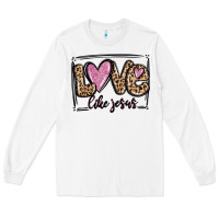 White love like jesus Long Sleeve Tee - MaliasSmallBusiness