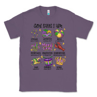 Lavender god says i am mardi gras Classic Tee - MaliasSmallBusiness