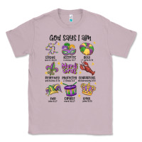 Lilac god says i am mardi gras Classic Tee - MaliasSmallBusiness
