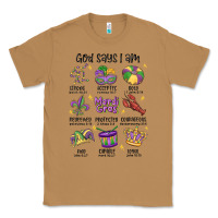 Toasted Coconut god says i am mardi gras Classic Tee - MaliasSmallBusiness