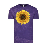 Cloud Purple giganteus sunflower Vintage Tee - LillyAllenDesigns