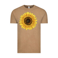 Vintage Coffee giganteus sunflower Vintage Tee - LillyAllenDesigns