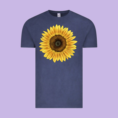 Giganteus Sunflower Vintage Tee Designed By Lillyallendesigns