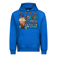 Cobalt Plan For The Day Coffee Camping Wine Frappe Coffee Urban Hoodie - FaDigitalArtStudio