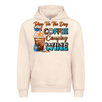 Sandshell Plan For The Day Coffee Camping Wine Frappe Coffee Urban Hoodie - FaDigitalArtStudio