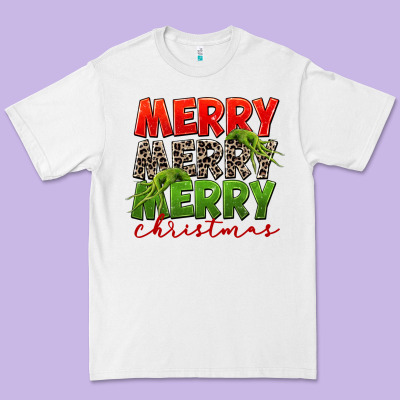 Merry Christmas Premium Tee Designed By Fadigitalartstudio