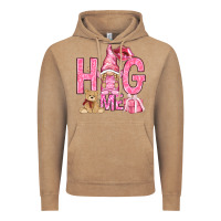 Vintage Coffee hug me with gnome Vintage Hoodie - NancyCooperArtShop