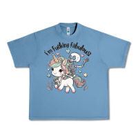 Pebble Blue i'm fucking fabulous Urban Heavy Tee - MaliasSmallBusiness