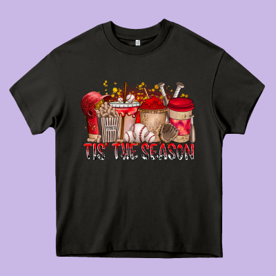 Tis The Season Heavy Core Tee Designed By Racoondesign