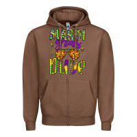 Chestnut mardi gras dude Zipper Hoodie - Artiststas