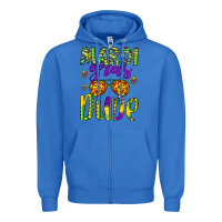 True Royal mardi gras dude Zipper Hoodie - Artiststas