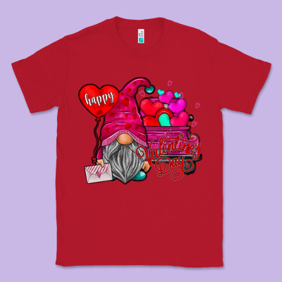 Happy Valentine's Day Classic Tee Designed By Cowhidedigitalart