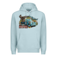 Blue Mist Truck USA country road take me home 4th of july Premium Hoodie - HowdyJamesFarm