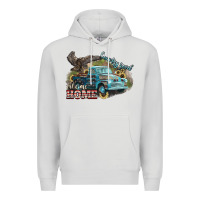 Dove Grey Truck USA country road take me home 4th of july Premium Hoodie - HowdyJamesFarm