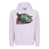 Lilac Truck USA country road take me home 4th of july Premium Hoodie - HowdyJamesFarm
