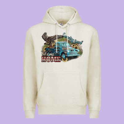 Truck Usa Country Road Take Me Home 4th Of July Premium Hoodie Designed By Howdyjamesfarm