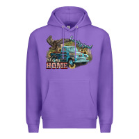 Purple Truck USA country road take me home 4th of july Premium Hoodie - HowdyJamesFarm