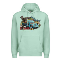 Seafoam Truck USA country road take me home 4th of july Premium Hoodie - HowdyJamesFarm