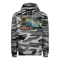 Slate Camo Truck USA country road take me home 4th of july Premium Hoodie - HowdyJamesFarm