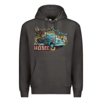 Smoke Truck USA country road take me home 4th of july Premium Hoodie - HowdyJamesFarm