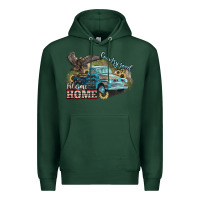Sports Green Truck USA country road take me home 4th of july Premium Hoodie - HowdyJamesFarm