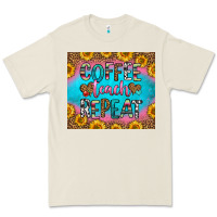 Coffee Teach Repeat Premium Tee | Teevron