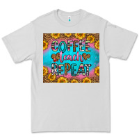 Dove Grey coffee teach repeat Premium Tee - HRA Design Shop