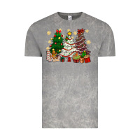 Cloud Rock Cake Christmas trees Vintage Tee - NancyCooperArtShop